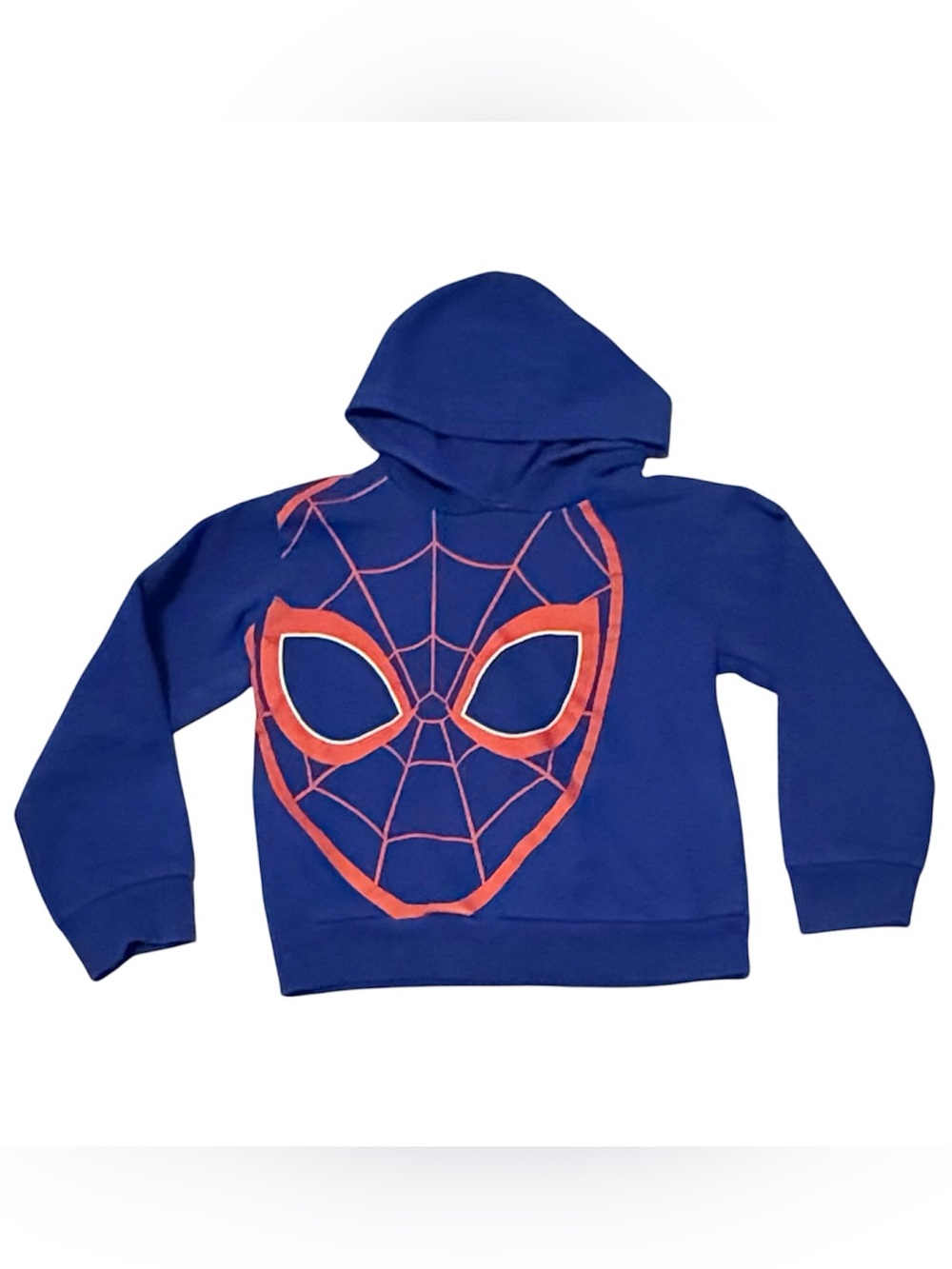 Marvel Spider-Man Kids Sweatshirt Size 6 Navy Red Graphic Pullover